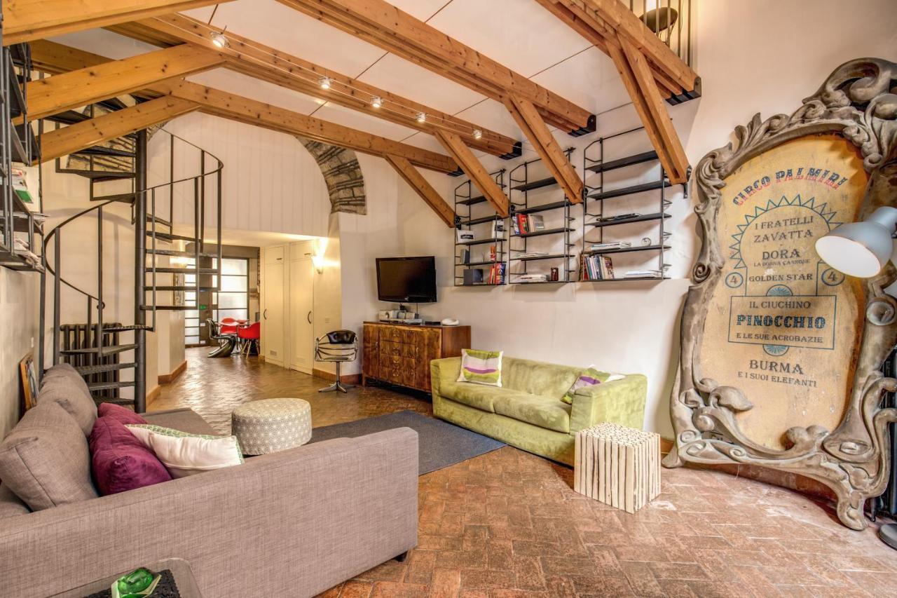 Trastevere Hyperloft & Garden Apartment Roma Ngoại thất bức ảnh