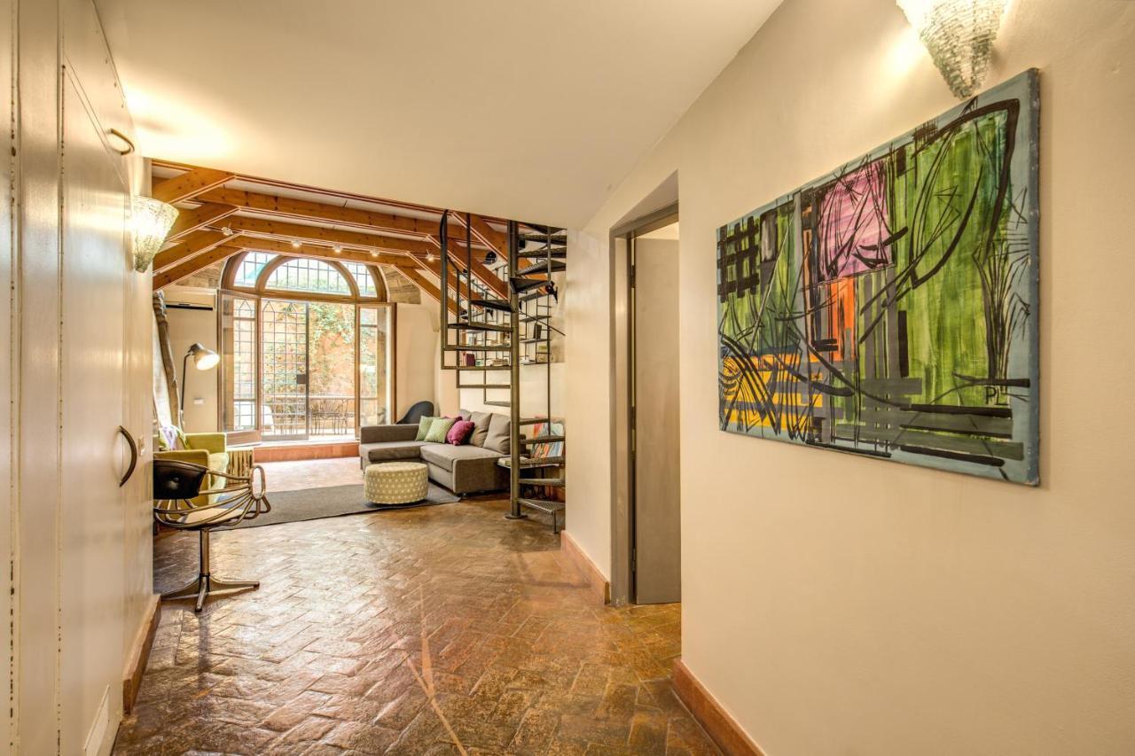 Trastevere Hyperloft & Garden Apartment Roma Ngoại thất bức ảnh